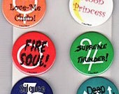 Sailor Moon Anime 2-Inch Button Set (Full Senshi Set)