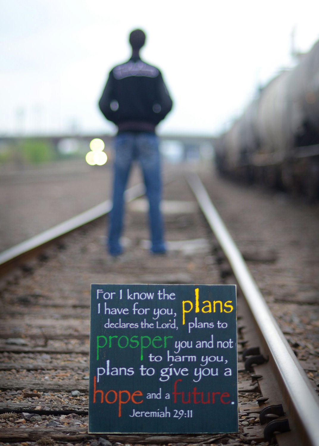 Jeremiah 29:11 For I Know the Plans I Have for You - Wood Sign
