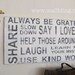 Horizontal Distressed Subway Art Sign - Always Be Grateful, Say I Love You... (12x24)