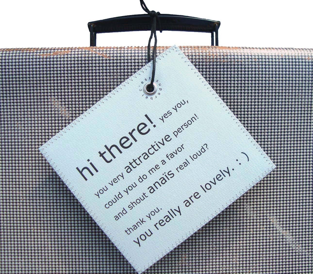 Custom Luggage Tag for the VIP Traveler - Cool Birthday Gift for men women best friend boyfriend sister girlfriend. XL