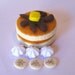 Felt food Pancake set (banana) eco friendly childrens pretend play food for toy kitchen