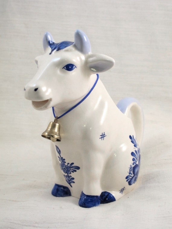 porcelain cow head