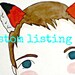 custom listing for julia n. - watercolor portrait