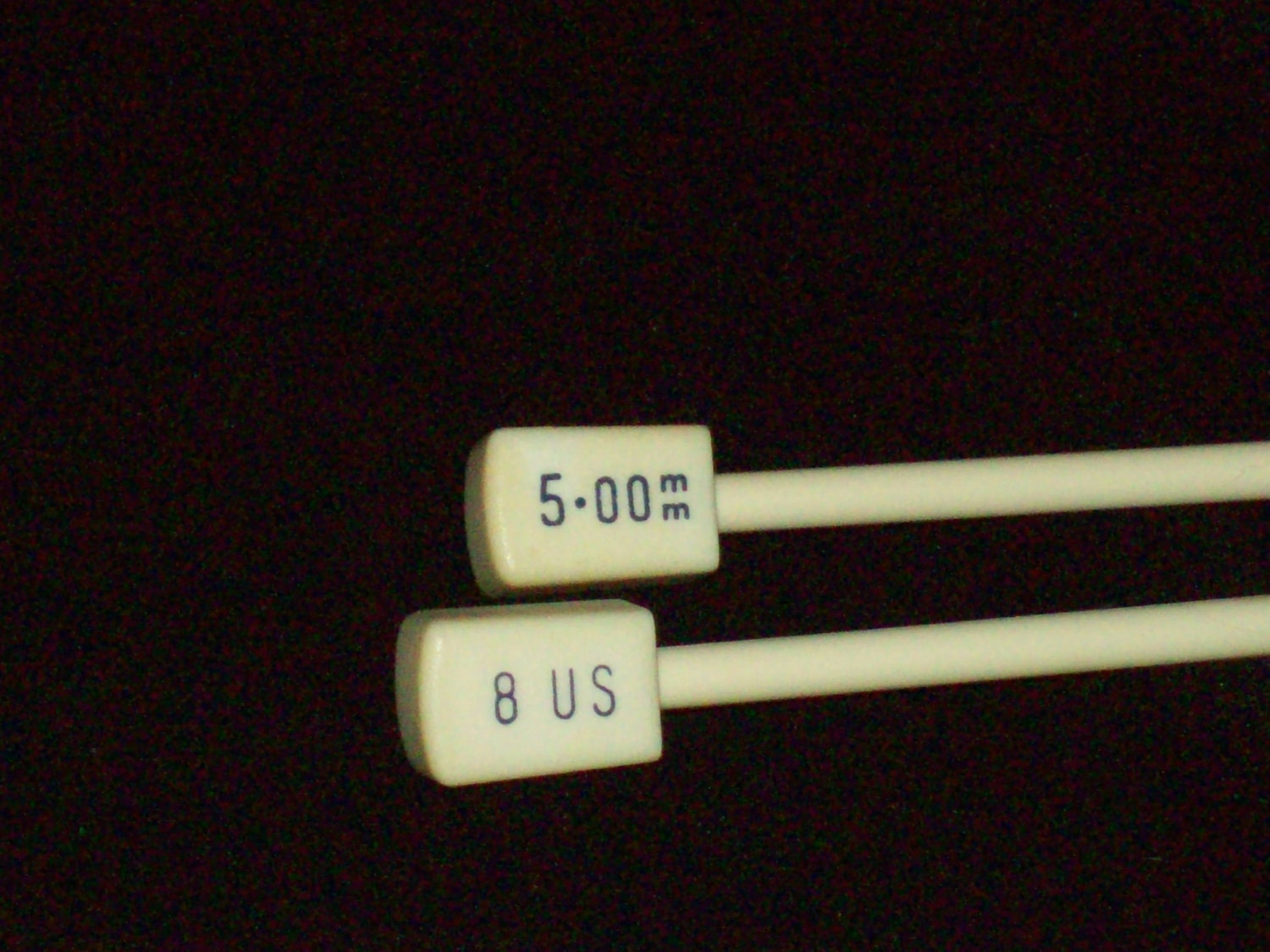 Knitting Needles US size 8  or 5 mm -13" long