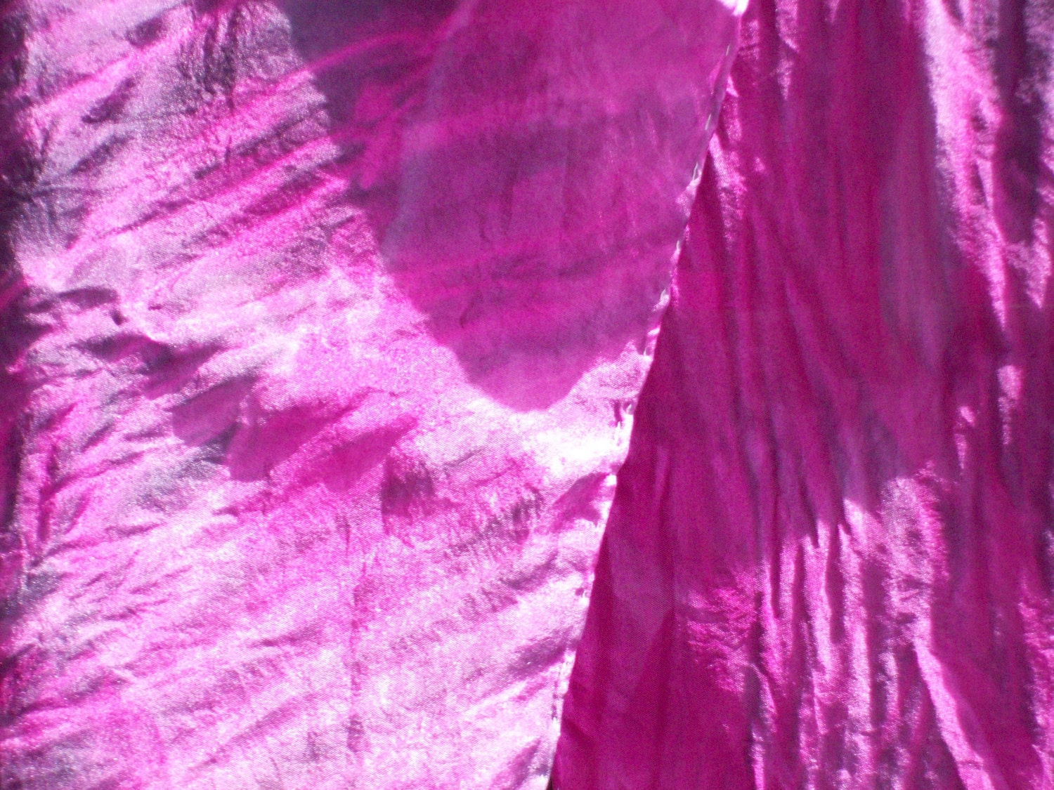 Hand-Dyed Silk , Habotai Scarf, 8" by 69", Orchid Pink and Purple-ish Blue, Beautiful and feminine, belt, head wrap, scarf