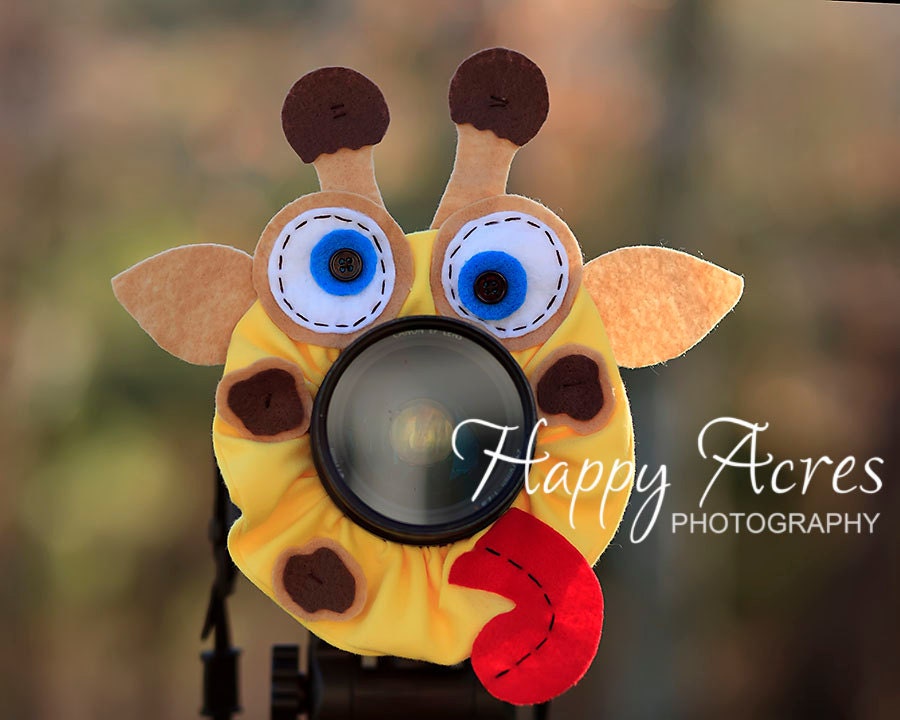 Lens Bling - Silly Giraffe- Ready to Ship