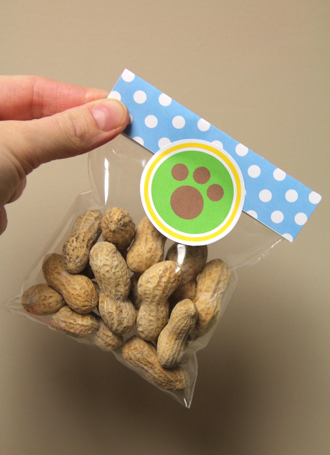 Playful Puppy Treat / Favor bags, set of 12