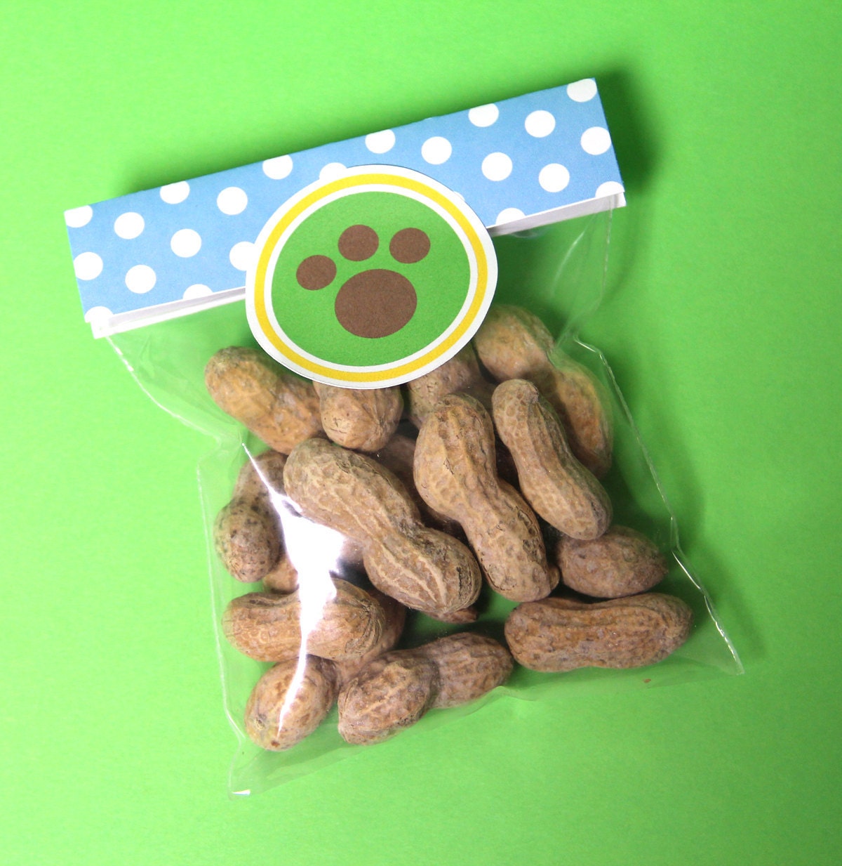 Playful Puppy Treat / Favor bags, set of 12