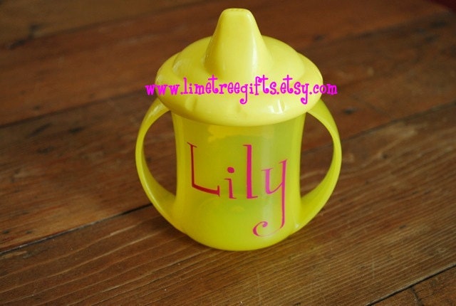 Personalized Sippy Cup - two handles