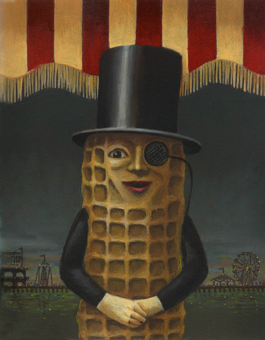 Mr Peanut Atlantic City Portrait