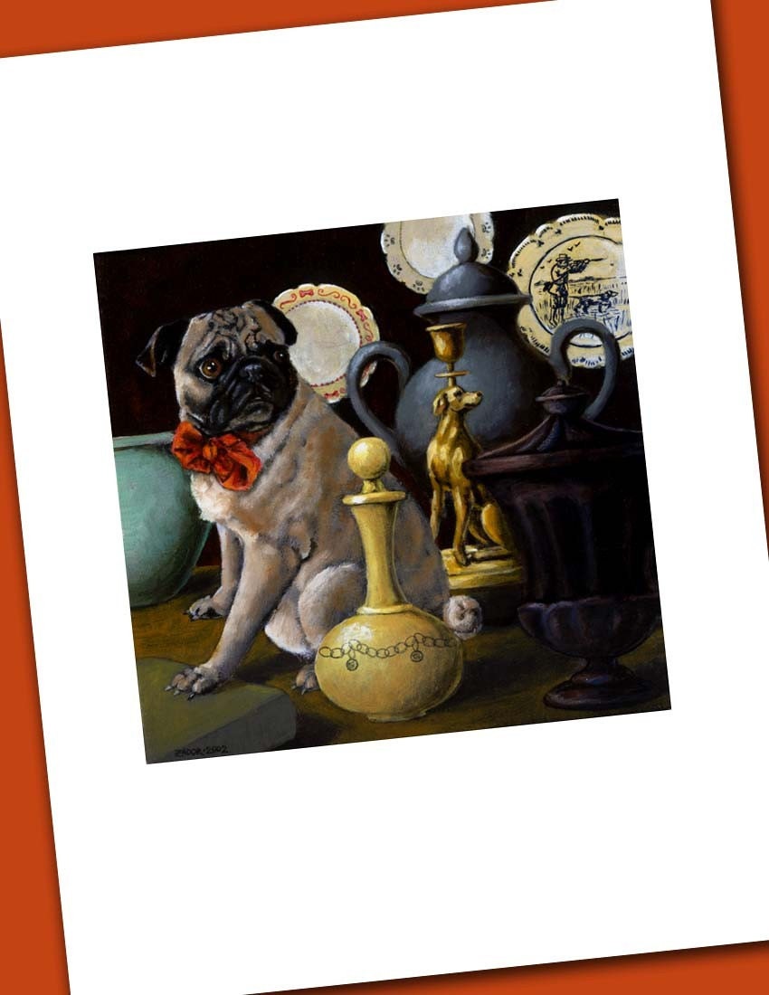 Pug Dog Portrait