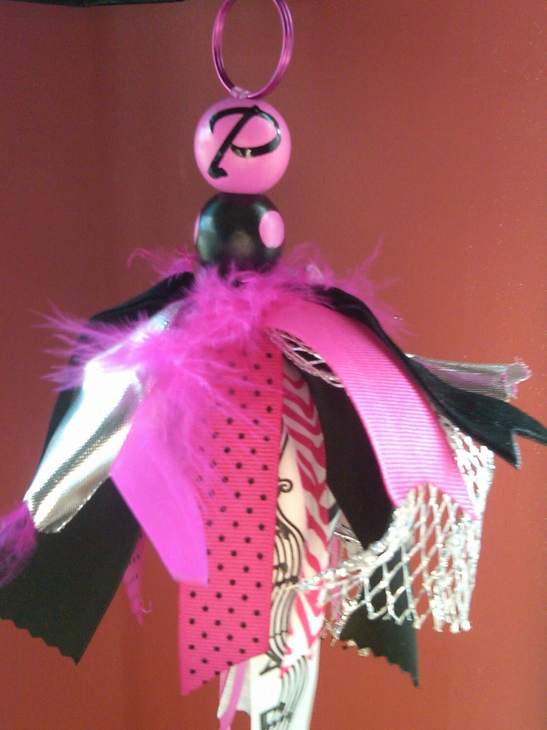 Ribbon Keychains by WhitefishCreations on Etsy