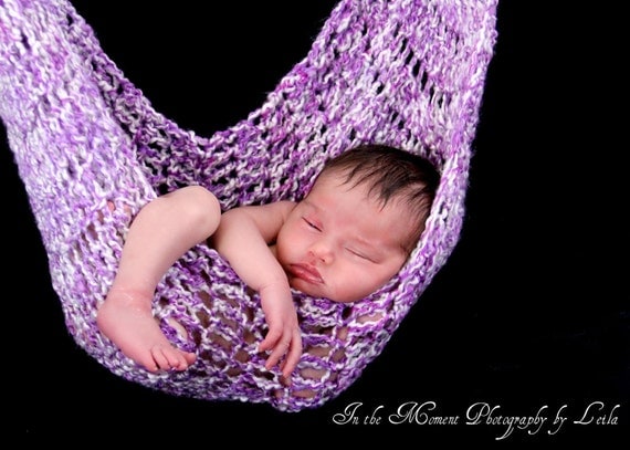 Crochet Newborn Hammock or Wrap