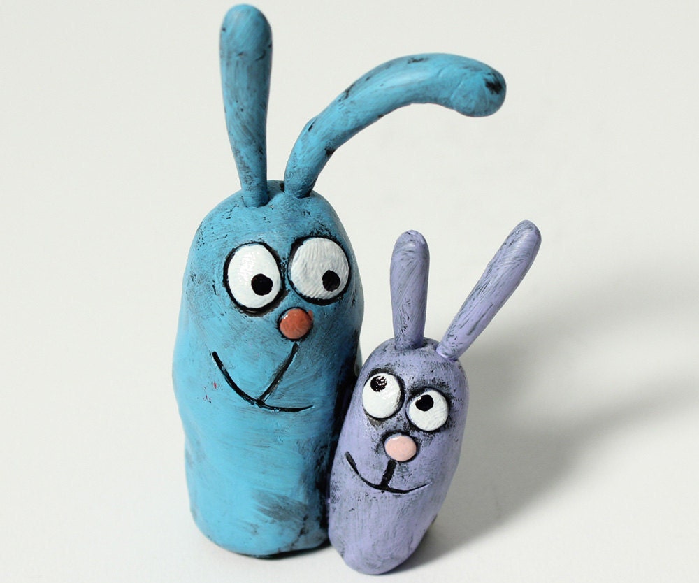 whimsical sculpture, MY BUNNY KID sculpture