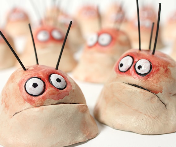 funny sculpture, THREE WORRY WARTS