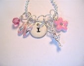 Ballet Dancer Jewelry Hand Stamped Personalized Girls Necklace Girls Custom Charm Necklace Ballerina Necklace DANCE
