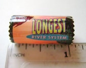 Mississippi River Paper Focal Bead