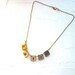 Fiesta Necklace - Name necklace on little tiles - Concrete