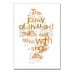 Motivational wall decor Typography print Digital print Spiritual quote Orange typographical art
