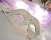 Custom Wedding Mask - Lace, Feather, Swarovski Crystals, Spikes, Pearls, you name it.
