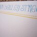 Yellow Stitch Notecards (Med)