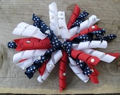 Patriotic/Fourth of July Korker Bow