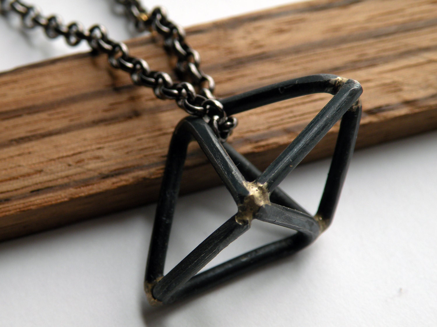 Black Prism Necklace