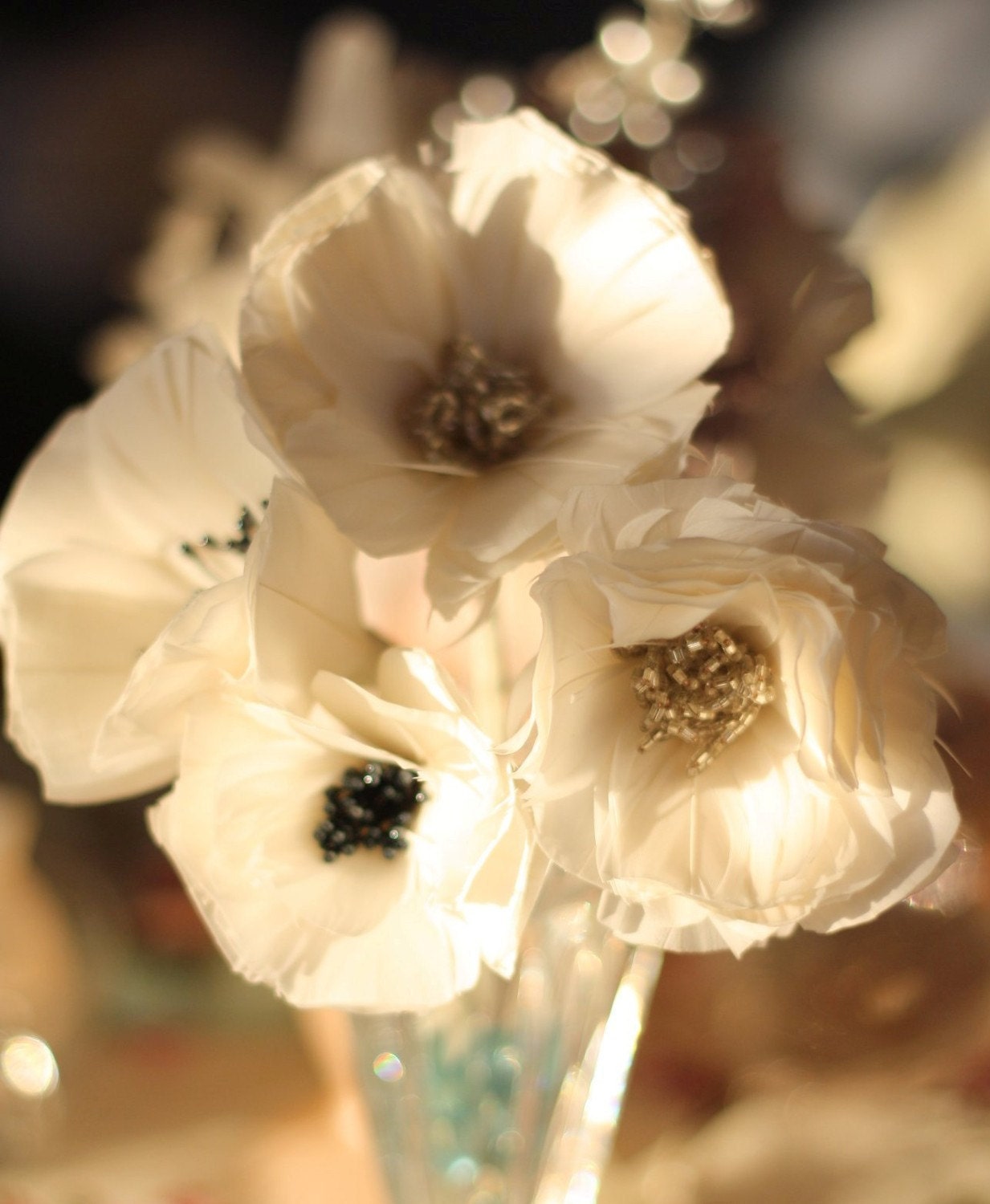 Tutorial Pattern Feather Poppy Flower with Plus Wedding and Accessories  Tutorials