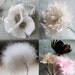 Feather and Fabric Flowers Pattern Tutorials (All 26 Tutorials) DIY Wedding Accessories