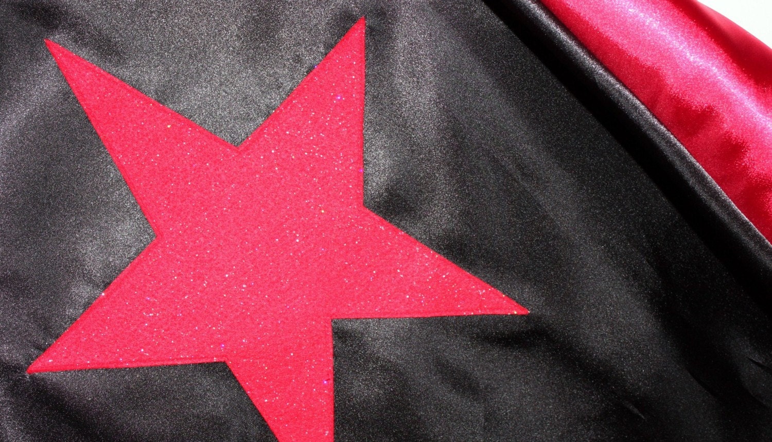REVERSIBLE Magician's Cape CUSTOMIZED with Initial in Red and Black (feedback can be read in this listing)