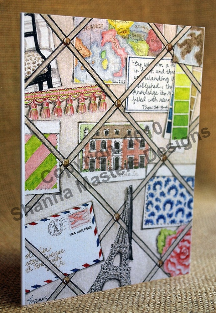 Ribbon Board Note Card