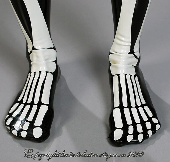 The Skeleton Stockings from Latex