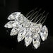 BRIDAL hair comb ,vintage style ,wedding hair  ACCESSORIES ,head piece Swarovski  Crystal  Glamour sparkle Rhinestones ,
