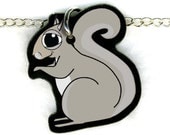 Squirrel Necklace  --  Free Shipping - goatsnglory