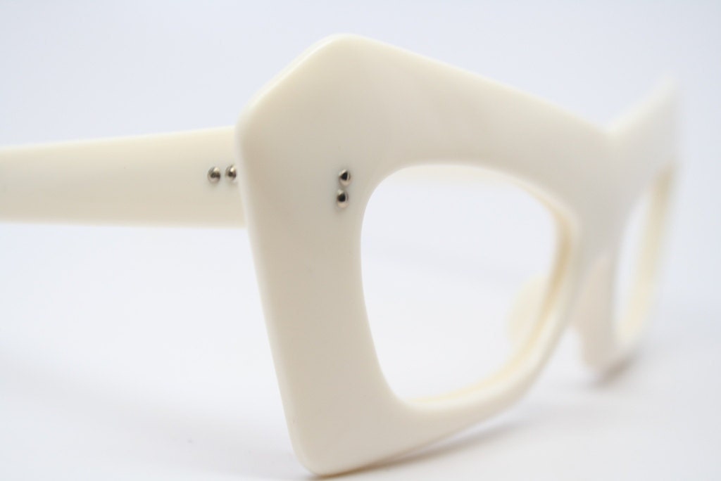 Unique vintage mask cat eye glasses New Old Stock