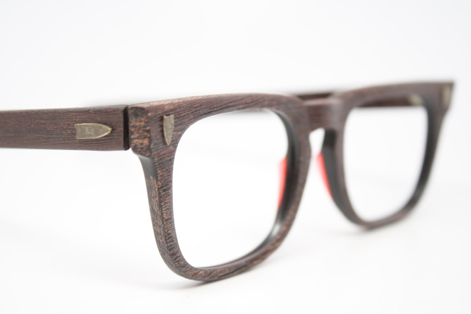 NOS beautiful Redwood vintage men's eyeglasses Arnel Johnny Depp 60's