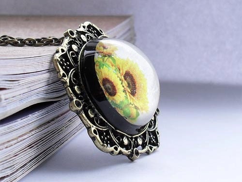 Nature: Sunflowers Necklace