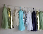 Tissue Tassel Garland-18 tassels- Sea Glass Il_170x135