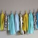 Tissue Tassel Garland-18 tassels- Poolside Sunshine