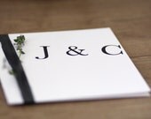 Printable / Playful Typography Wedding Program Cover (DIY)