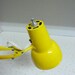 Vintage Sunny Yellow Luxo Clamp on Lamp Mid Century Modern