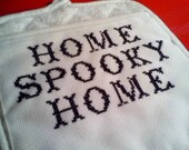 Home Spooky Home Embroidered Pot Holder