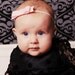 Set of Four - Small Bow Headband - Baby Bow Headband - Newborn Bow Headband