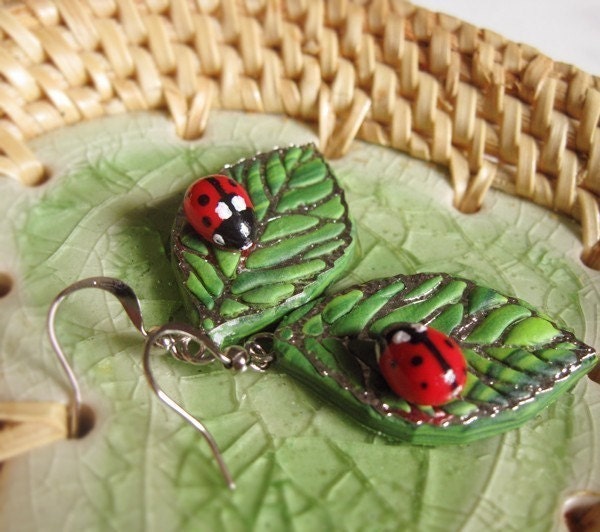 Cute Ladybug Earrings