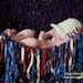 All American Blanket Prop Americana Fringe Baby Blanket and HAMMOCK Photography Prop. Red, White and Blue
