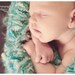 Aqua Blanket Newborn Prop for Baby Photography. 2x2 Green Blue Baby Photo Prop. 'Jade' Baby Prop Rug