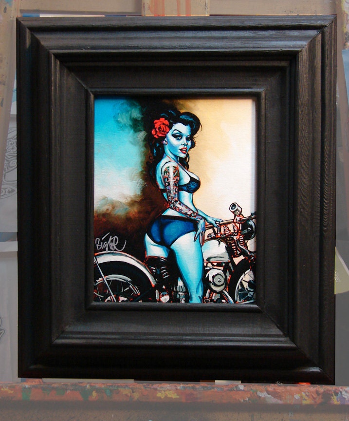 BigToe Framed Rebelle Limited Edition Canvas Art Print