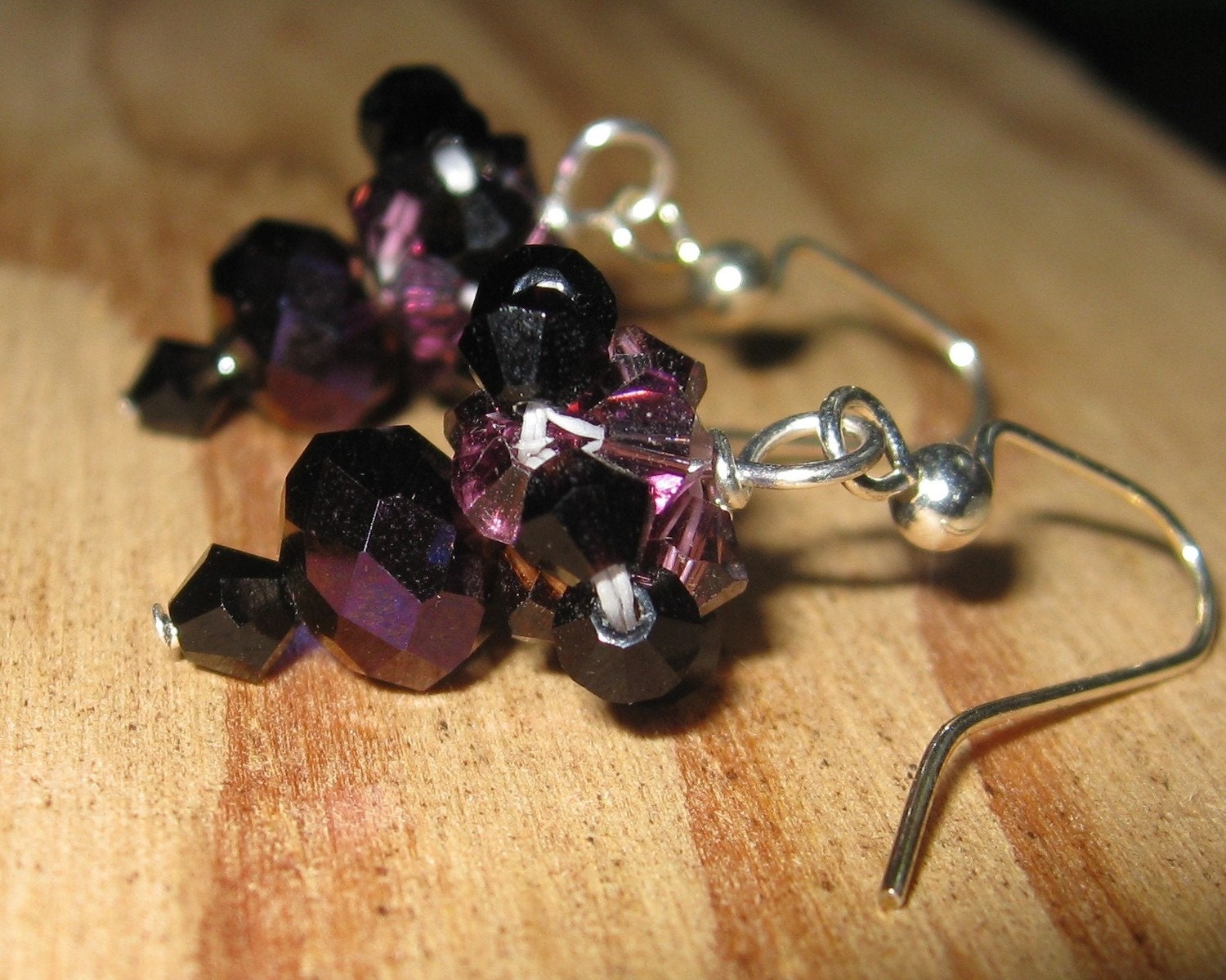 Black Sparkle Earrings