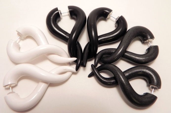 Fake Plugs- Simply Urban Infinity Twists by Lyssasstuff on Etsy