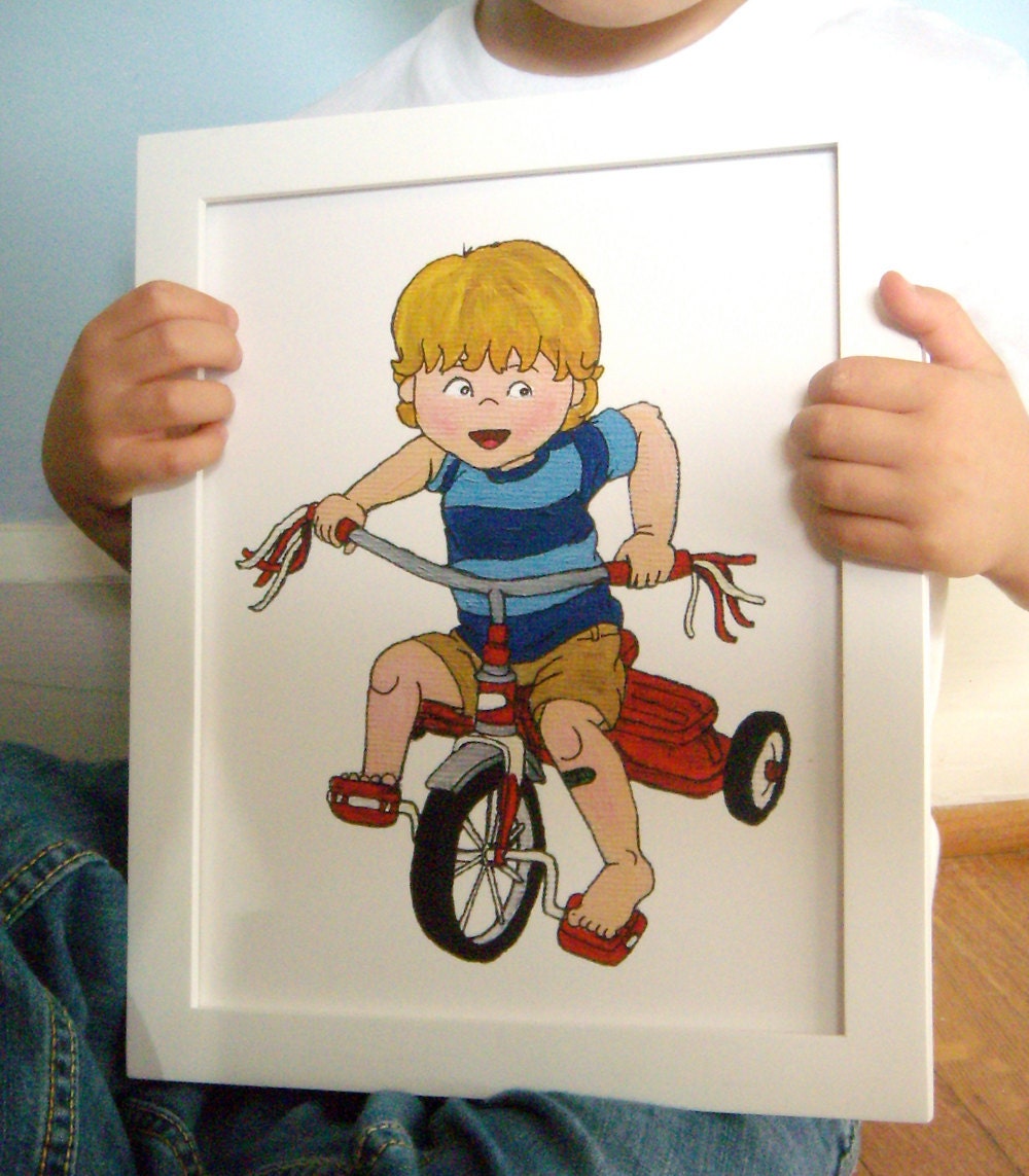 Boys Room art - Baby boy nursery decor,  8x10